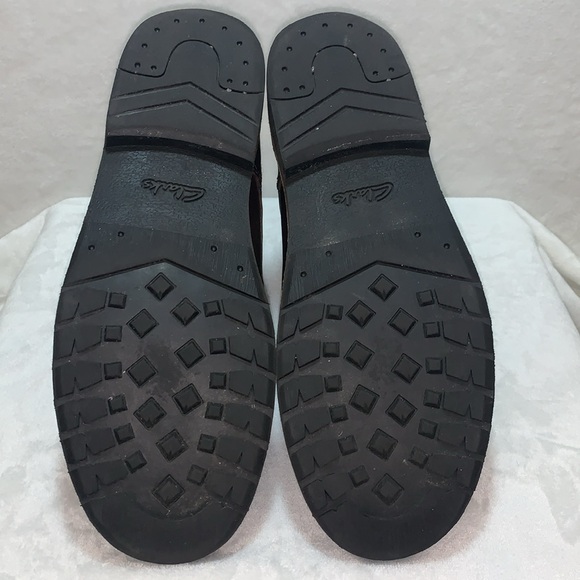 Clarks Medway Leather/Canvas men’s size 9.5 - Picture 7 of 7